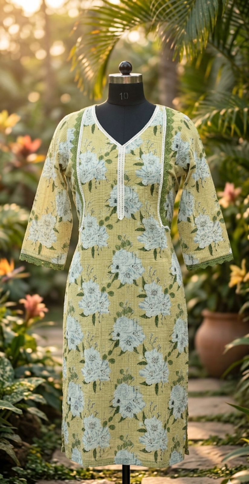 Pastel Bloom Printed Kurta Set